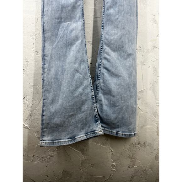 ZARA Jeans Boot Cut Leg Light Wash Women's Size 2 - Picture 7 of 8
